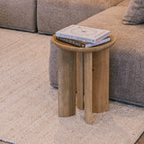 Belgium-Handwoven Textured Wool Rug - Mushroom