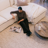 Maine 3 Seater with Chaise - Salt