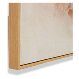 Dreamscape Hand Painted Wall Art - Cream Brown