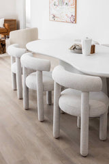 Iliad 2400 Dining Table - White