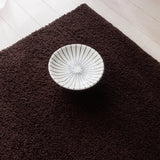 Plush New Zealand Wool Rug - Maroon