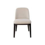 Ellery Dining Chair - Ecru with Ebony Legs