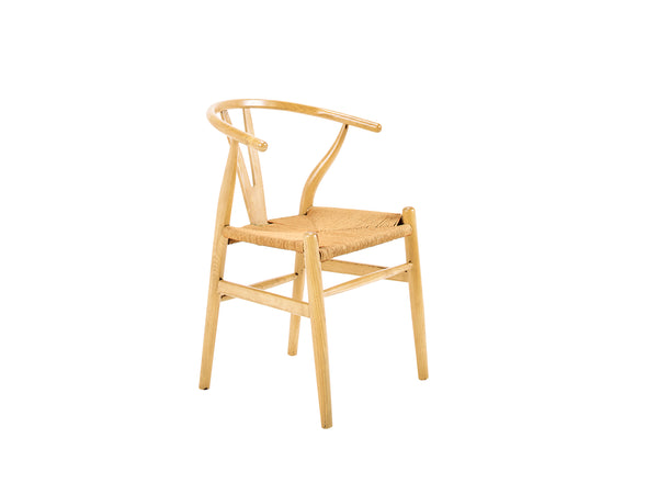 Elm Wishbone Chair - Natural