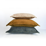 Essential Fine Velvet Lumbar Cushion - Ivory