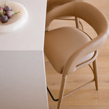 Pablo Counter Stool - Vegan Leather Butterscotch