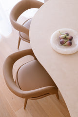 Pablo Dining Chair - Vegan Leather Butterscotch