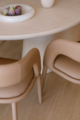 Pablo Dining Chair - Vegan Leather Butterscotch