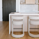 Solange Counter Stool - Bisque
