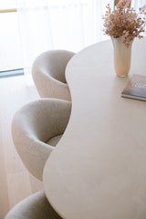 Iliad 2400 Dining Table - Sand