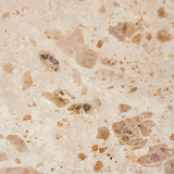 Mesa Panther Marble Side Table - Cream Brown