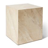 Mesa Dyna Stone Side Table - Dyna Cream