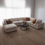 Replica Cloud Armless Chair - Harpo Natural