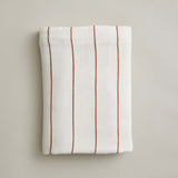 Cultiver Linen Queen/King Flat Sheet - Cedar Stripe