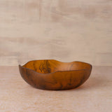 Flow Resin Large Salad Bowl - Earth