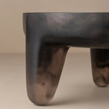 Flow Resin Structured Fruit Bowl - Smoke