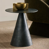 Forge Side Table - Gun Metal Grey