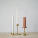 Fountain Brass Candle Holder - Large