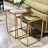 Vann Iron Square Table S/2