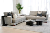 Jensen 4 Seater Lounge with Ottoman - Grey Gum