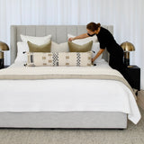 Allure Bed with Drawers - Natural