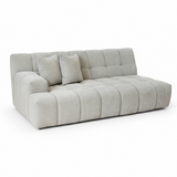 Valletta 2.5 Seater with LHS Arm - Mystique Grey Gum