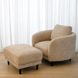 Blaire Ottoman - Champagne