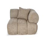 Savannah Single Seat with RHS Arm - Almond