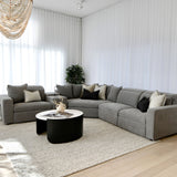 Newport 5 Piece Power Recliner Suite - Top Storm