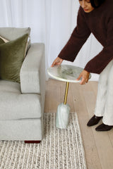 Verde Marble Side Table