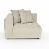 Laurent 1.5 Seater with LHS Arm - Cuddle Cobblestone