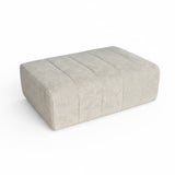 Laurent Ottoman - Cuddle Cobblestone