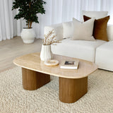 Oscar Travertine Look Coffee Table