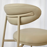 Viola Counter Stool - Greige with Greige Legs