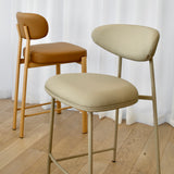 Viola Counter Stool - Greige with Greige Legs
