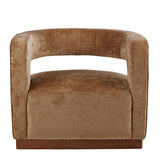 Elowen Armchair - Gold/Walnut