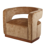 Elowen Armchair - Gold/Walnut