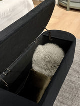 Edie Storage Bench - Black