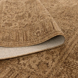 Heritage Distressed Border Rug - Mustard