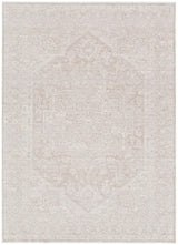 Heritage Distressed Medallion Rug - Beige