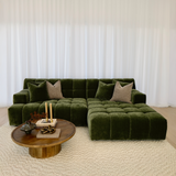 Valletta 3 Seater with Chaise - Mystique Heritage