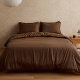 Organic Cotton Fitted Sheet - Hazelnut