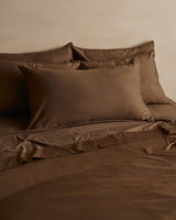 Organic Cotton Pillowcase Pair - Hazelnut
