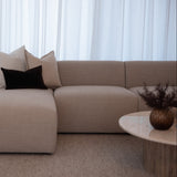 Sade Single Seat Armless - Preston Cobblestone