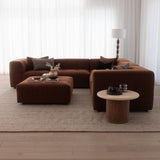 Saatchi 5 Piece Corner Modular - Preston Cinnamon