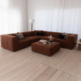Saatchi Ottoman - Preston Cinnamon