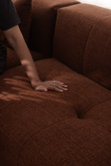 Saatchi 5 Piece Corner Modular - Preston Cinnamon