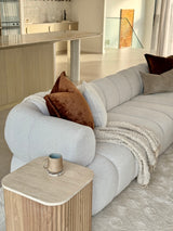 Savannah 3 Seater with Chaise - Vanilla