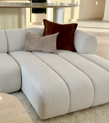 Savannah 3 Seater with Chaise - Vanilla