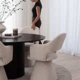 Michel Swivel Dining Chair - Sand