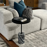 Kush Side Table - Black & Grey